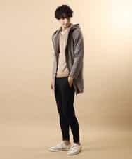 MKCJL13110 MK MICHEL KLEIN HOMME(MKミッシェルクランオム) カーディガン／シャドーツイーディー ブラウン