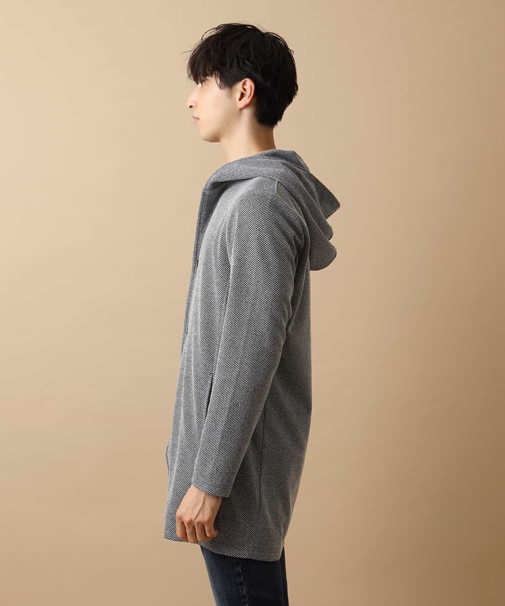 MKCJL13110 MK MICHEL KLEIN HOMME(MKミッシェルクランオム) カーディガン／シャドーツイーディー ブラック
