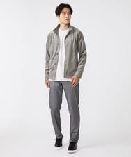 MKCJS59150 MK MICHEL KLEIN HOMME(MKミッシェルクランオム) シェニールモール / スタンドカーディガン グレー(92)