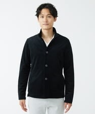 MKCJS59150 MK MICHEL KLEIN HOMME(MKミッシェルクランオム) シェニールモール / スタンドカーディガン ブラック(94)