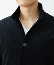 MKCJS59150 MK MICHEL KLEIN HOMME(MKミッシェルクランオム) シェニールモール / スタンドカーディガン ブラック(94)