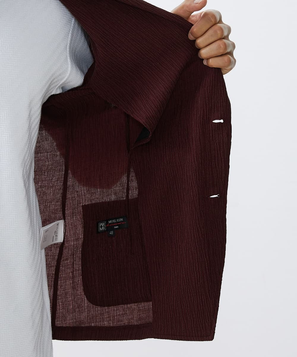 MKCJS67140 MK MICHEL KLEIN HOMME(MKミッシェルクランオム) ジャーディガン / ヨウリュウジャージ パープル(77)
