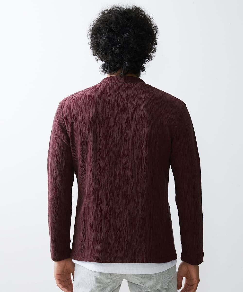 MKCJS67140 MK MICHEL KLEIN HOMME(MKミッシェルクランオム) ジャーディガン / ヨウリュウジャージ パープル(77)