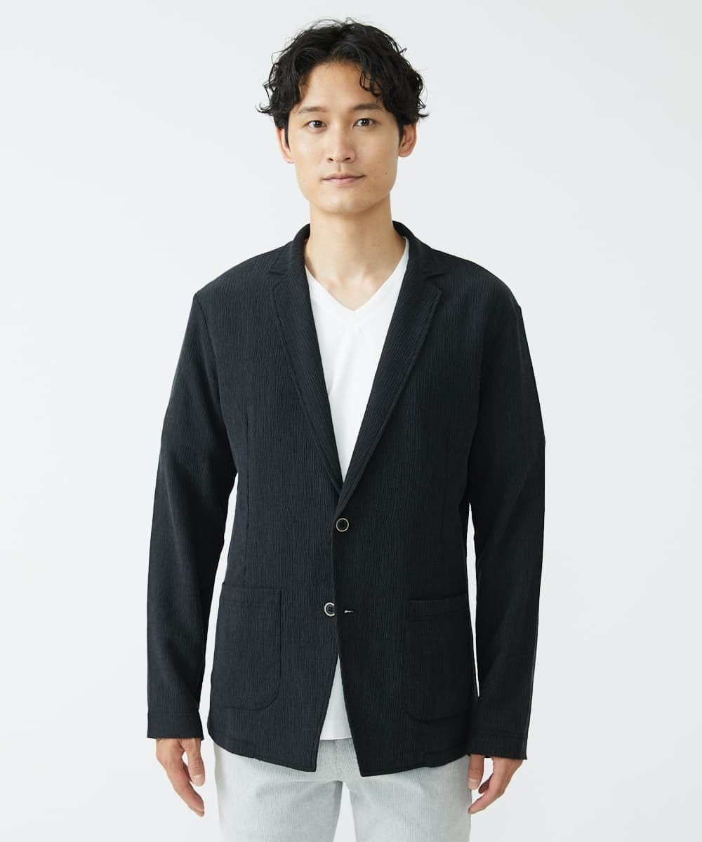 MKCJS67140 MK MICHEL KLEIN HOMME(MKミッシェルクランオム) ジャーディガン / ヨウリュウジャージ ブラック(94)