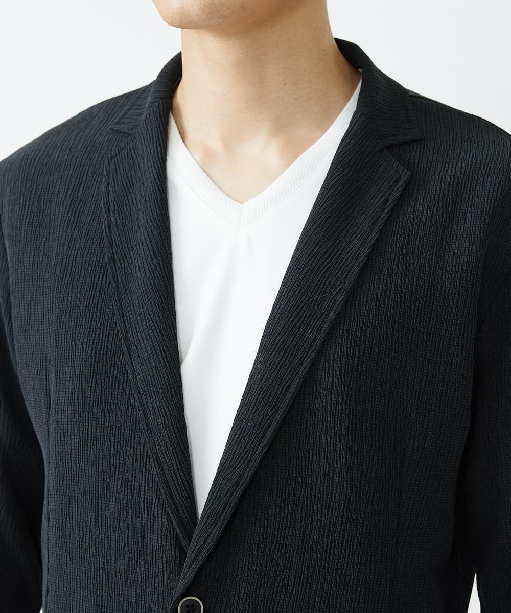 MKCJS67140 MK MICHEL KLEIN HOMME(MKミッシェルクランオム) ジャーディガン / ヨウリュウジャージ ブラック(94)