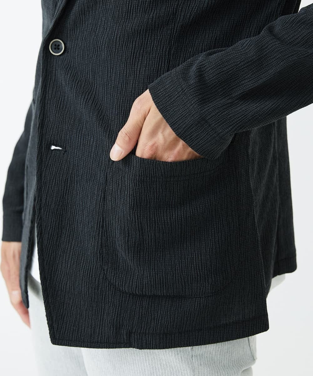 MKCJS67140 MK MICHEL KLEIN HOMME(MKミッシェルクランオム) ジャーディガン / ヨウリュウジャージ ブラック(94)