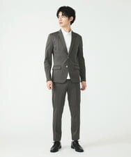MKCJS77250 MK MICHEL KLEIN HOMME(MKミッシェルクランオム) SOLOTEX モクロディ / セットアップ ジャケット ブラウン(86)