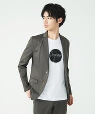 MKCJS77250 MK MICHEL KLEIN HOMME(MKミッシェルクランオム) SOLOTEX モクロディ / セットアップ ジャケット ブラウン(86)