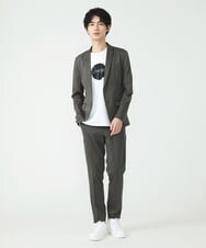MKCJS77250 MK MICHEL KLEIN HOMME(MKミッシェルクランオム) SOLOTEX モクロディ / セットアップ ジャケット ブラウン(86)