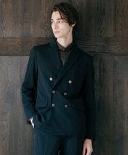 MKCJS78240 MK MICHEL KLEIN HOMME(MKミッシェルクランオム) ダブルジャケット / VERTICALストレッチ ブラック(94)