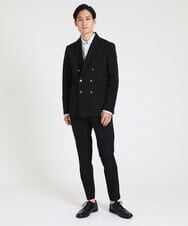 MKCJS78240 MK MICHEL KLEIN HOMME(MKミッシェルクランオム) ダブルジャケット / VERTICALストレッチ ブラック(94)