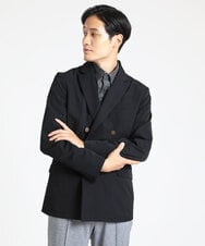 MKCJS78240 MK MICHEL KLEIN HOMME(MKミッシェルクランオム) ダブルジャケット / VERTICALストレッチ ブラック(94)