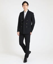 MKCJS78240 MK MICHEL KLEIN HOMME(MKミッシェルクランオム) ダブルジャケット / VERTICALストレッチ ブラック(94)