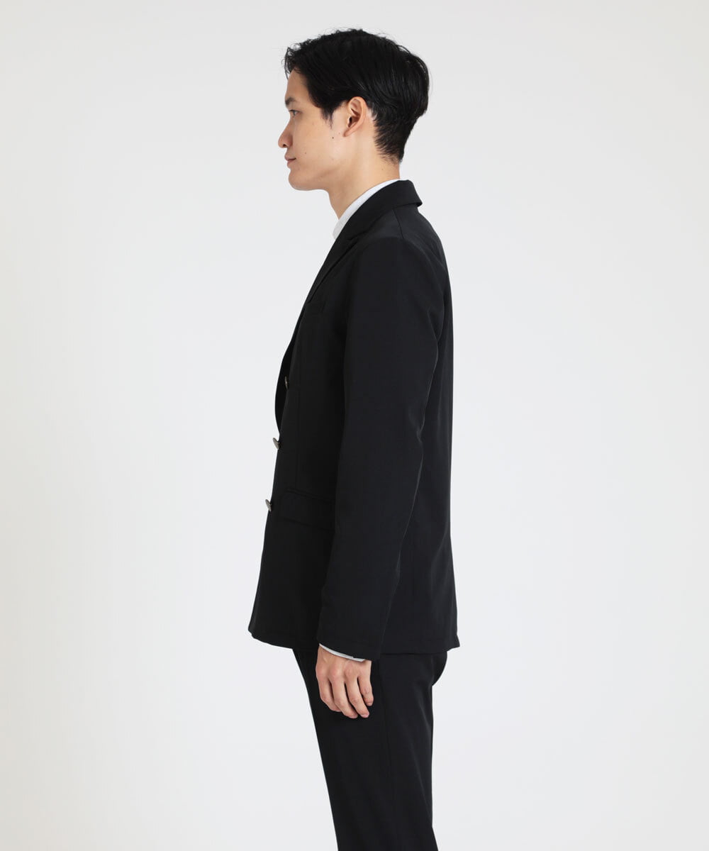 MKCJS78240 MK MICHEL KLEIN HOMME(MKミッシェルクランオム) ダブルジャケット / VERTICALストレッチ ブラック(94)