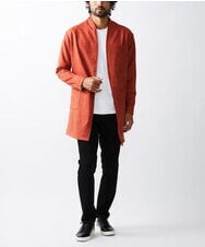 MKCJU24120 MK MICHEL KLEIN HOMME(MKミッシェルクランオム) スエードコーディガン オレンジ(15)
