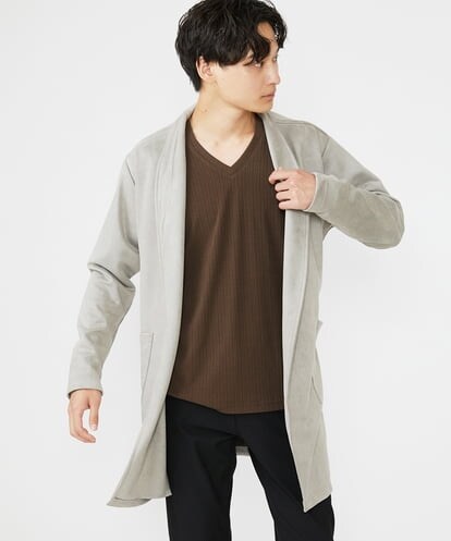MKCJU24120 MK MICHEL KLEIN HOMME スエードコーディガン