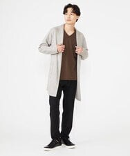 MKCJU24120 MK MICHEL KLEIN HOMME(MKミッシェルクランオム) スエードコーディガン グレー(92)