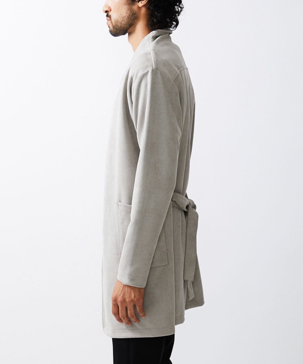 MKCJU24120 MK MICHEL KLEIN HOMME(MKミッシェルクランオム) スエードコーディガン グレー(92)