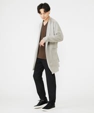 MKCJU24120 MK MICHEL KLEIN HOMME(MKミッシェルクランオム) スエードコーディガン グレー(92)