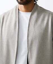 MKCJU24120 MK MICHEL KLEIN HOMME(MKミッシェルクランオム) スエードコーディガン グレー(92)