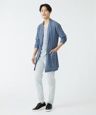 MKCJU69110 MK MICHEL KLEIN HOMME(MKミッシェルクランオム) ロングカーディガン ブルー(55)