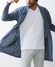 MKCJU69110 MK MICHEL KLEIN HOMME(MKミッシェルクランオム) ロングカーディガン ブルー(55)