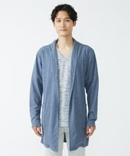 MKCJU69110 MK MICHEL KLEIN HOMME(MKミッシェルクランオム) ロングカーディガン ブルー(55)