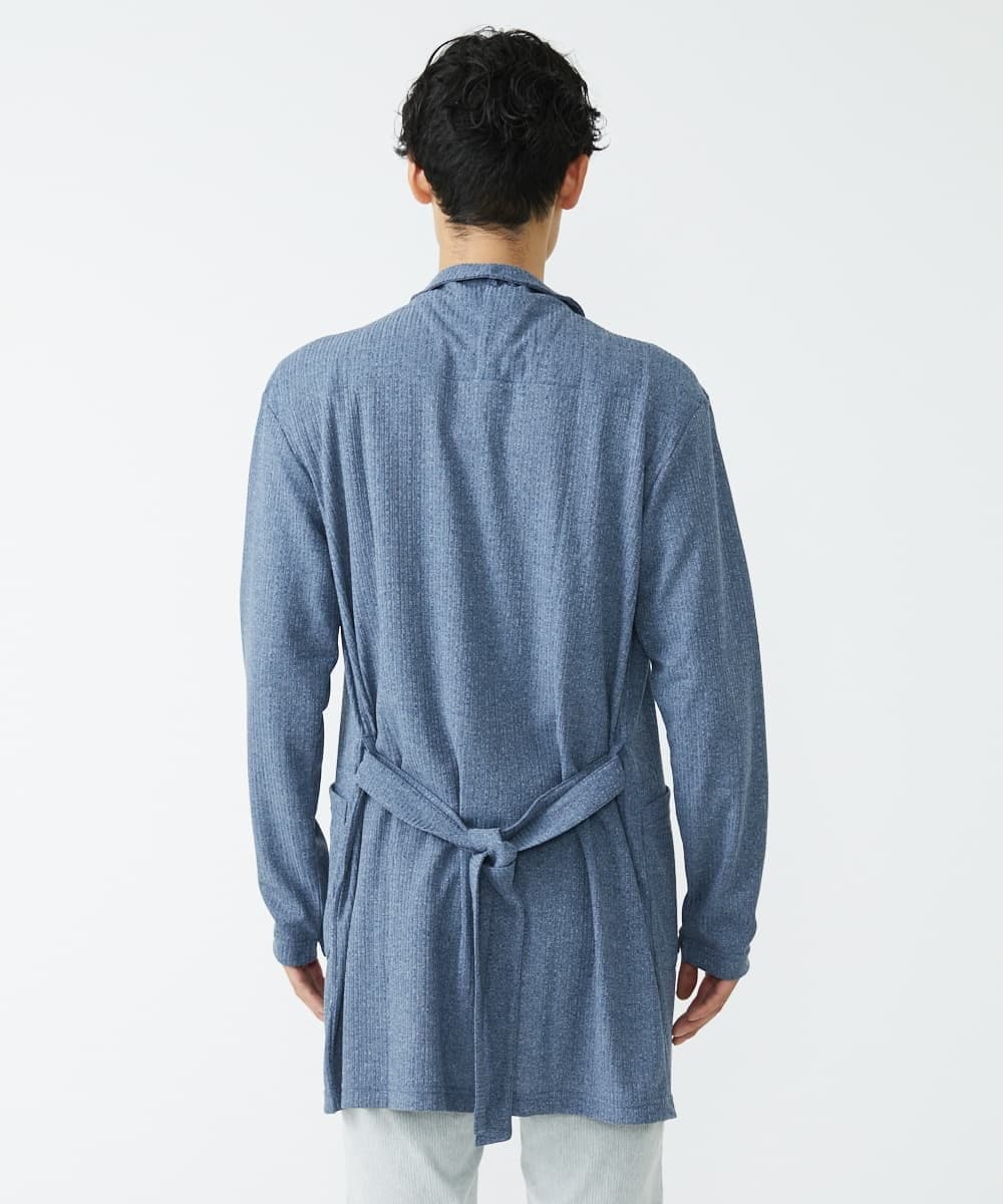 MKCJU69110 MK MICHEL KLEIN HOMME(MKミッシェルクランオム) ロングカーディガン ブルー(55)