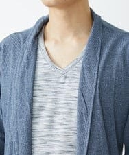 MKCJU69110 MK MICHEL KLEIN HOMME(MKミッシェルクランオム) ロングカーディガン ブルー(55)