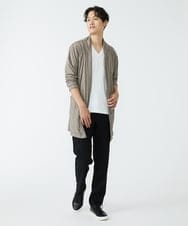 MKCJU69110 MK MICHEL KLEIN HOMME(MKミッシェルクランオム) ロングカーディガン ベージュ(84)