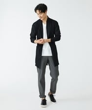 MKCJU69110 MK MICHEL KLEIN HOMME(MKミッシェルクランオム) ロングカーディガン ブラック(94)