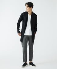 MKCJU69110 MK MICHEL KLEIN HOMME(MKミッシェルクランオム) ロングカーディガン ブラック(94)
