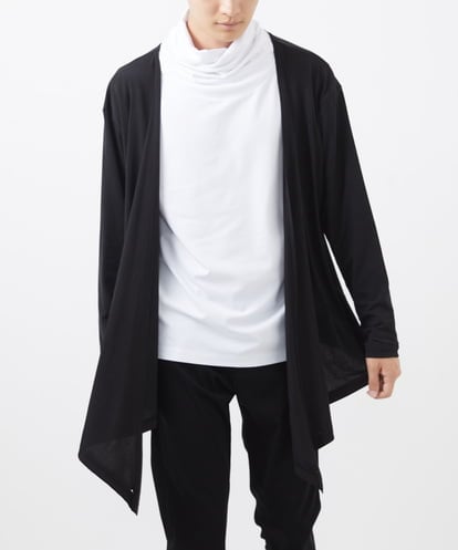 MKCJX30110 MK MICHEL KLEIN HOMME 【2WAY】ラップカーディガン/ソフトテレコ