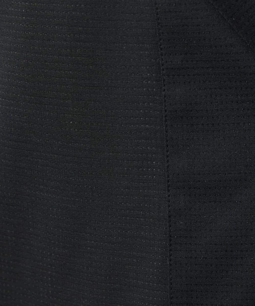 MKCJX69160 MK MICHEL KLEIN HOMME(MKミッシェルクランオム) フーディメッシュコーディガン/AIRY DOTS-2 ブラック