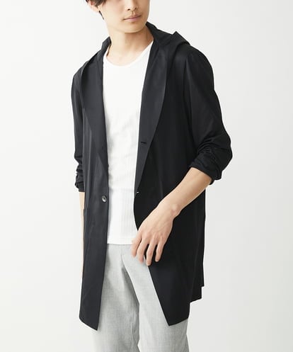 MKCJX69160 MK MICHEL KLEIN HOMME フーディメッシュコーディガン/AIRY DOTS-2