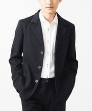 MKDAA56240 MK MICHEL KLEIN HOMME(MKミッシェルクランオム) 【セットアップ対応/全4サイズ展開】コンバーチブルジャケット/TEC EASY JERSY 2024 ブラック