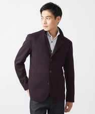 MKDAA56240 MK MICHEL KLEIN HOMME(MKミッシェルクランオム) 【セットアップ対応/全4サイズ展開】コンバーチブルジャケット/TEC EASY JERSY 2024 ブラック