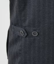 MKDAA57240 MK MICHEL KLEIN HOMME(MKミッシェルクランオム) 【セットアップ対応/全4サイズ展開】コンバーチブルジャケット/TEC EASY へリンボン ダークグレー