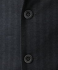 MKDAA57240 MK MICHEL KLEIN HOMME(MKミッシェルクランオム) 【セットアップ対応/全4サイズ展開】コンバーチブルジャケット/TEC EASY へリンボン ダークグレー