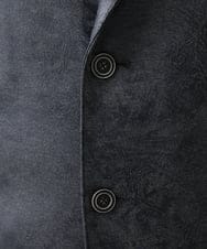 MKDAA61290 MK MICHEL KLEIN HOMME(MKミッシェルクランオム) 【セットアップ対応/洗える】コンバーチブルジャケット/TECEASYレザー ブラック