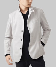 MKDAA62240 MK MICHEL KLEIN HOMME(MKミッシェルクランオム) 【残りわずか/秋春兼用】スエードコンバーチブルジャケット ライトグレー