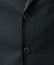 MKDAD57240 MK MICHEL KLEIN HOMME(MKミッシェルクランオム) 【セットアップ対応／ストレッチ】TECEASY千鳥柄コンバーチブルジャケット ダークグレー