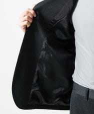 MKDAD57240 MK MICHEL KLEIN HOMME(MKミッシェルクランオム) 【セットアップ対応／ストレッチ】TECEASY千鳥柄コンバーチブルジャケット ダークグレー