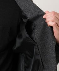 MKDAD60240 MK MICHEL KLEIN HOMME(MKミッシェルクランオム) 【セットアップ対応／総裏地／ストレッチ】ハイストレッチジャケット ダークグレー