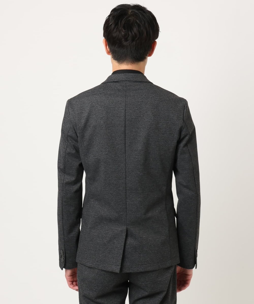 MKDAD60240 MK MICHEL KLEIN HOMME(MKミッシェルクランオム) 【セットアップ対応／総裏地／ストレッチ】ハイストレッチジャケット ダークグレー