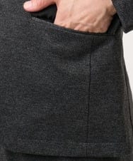 MKDAD60240 MK MICHEL KLEIN HOMME(MKミッシェルクランオム) 【セットアップ対応／総裏地／ストレッチ】ハイストレッチジャケット ダークグレー