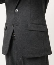 MKDAD60240 MK MICHEL KLEIN HOMME(MKミッシェルクランオム) 【セットアップ対応／総裏地／ストレッチ】ハイストレッチジャケット ダークグレー
