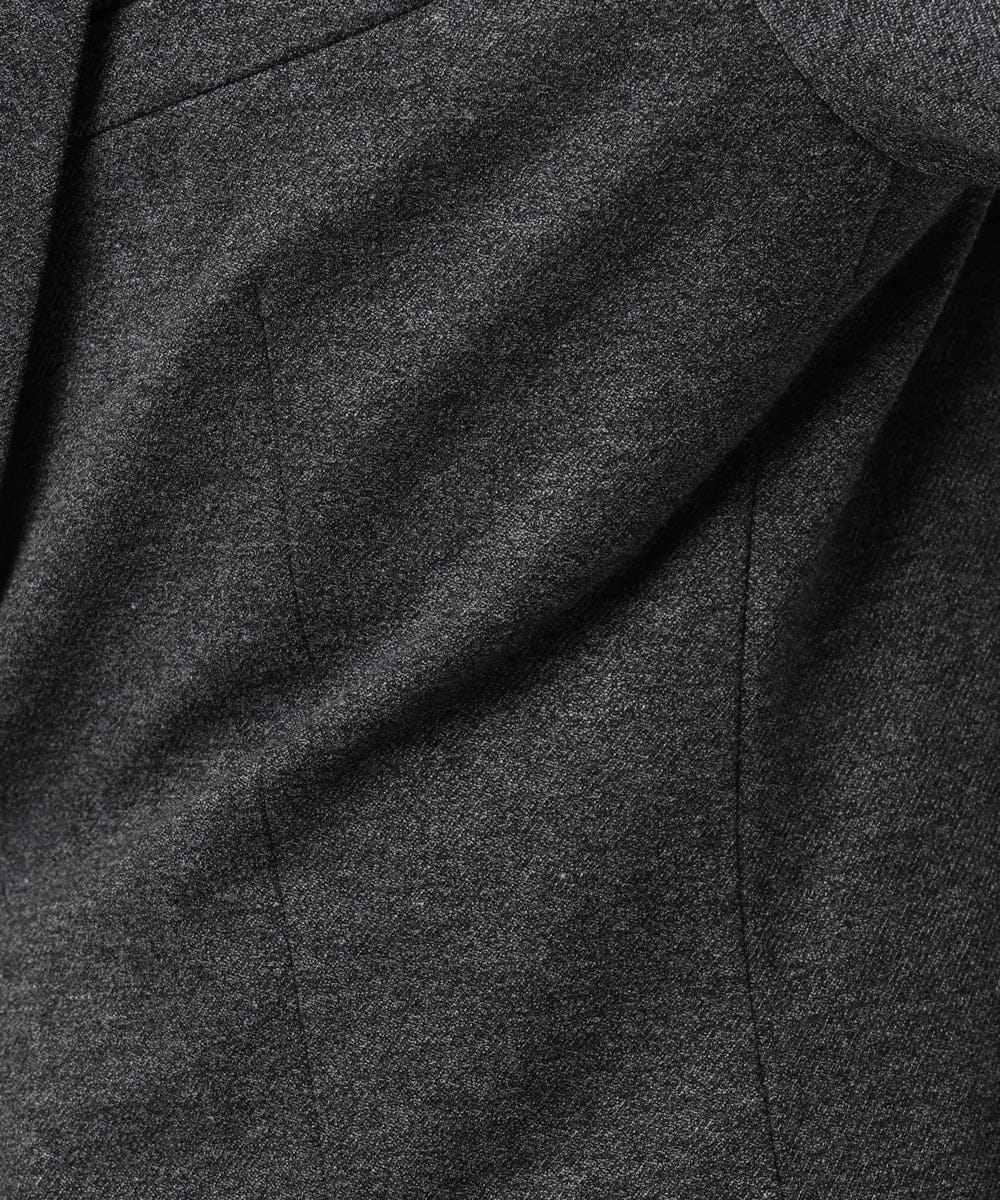 MKDAD60240 MK MICHEL KLEIN HOMME(MKミッシェルクランオム) 【セットアップ対応／総裏地／ストレッチ】ハイストレッチジャケット ダークグレー