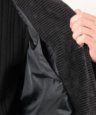 MKDAD63240 MK MICHEL KLEIN HOMME(MKミッシェルクランオム) 【大人の艶感/４サイズ展開/ストレッチ】ワッフルモールコンバーチブルジャケット ブラック