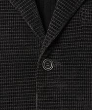 MKDAD63240 MK MICHEL KLEIN HOMME(MKミッシェルクランオム) 【大人の艶感/４サイズ展開/ストレッチ】ワッフルモールコンバーチブルジャケット ブラック